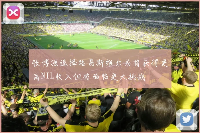 张博源选择路易斯维尔或将获得更高NIL收入但将面临更大挑战